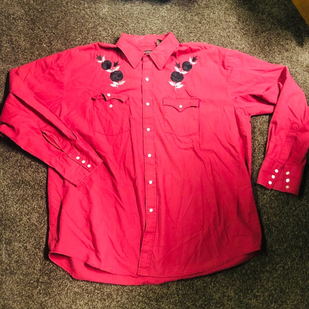 Men’s High Noon Snap Button SZ XL
